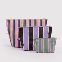 Load image into Gallery viewer, Baggu Go Pouch Set Candy Bag Stripes