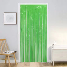Load image into Gallery viewer, Hanging Curtain Background Neon Green