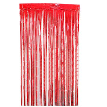 Load image into Gallery viewer, Hanging Foil Curtain Background Red