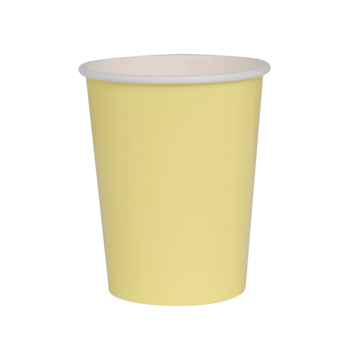 Pastel Yellow Cups (Pack 20)