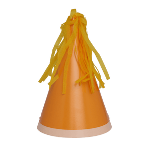 Tangerine Orange Party Hats (Pack 10)