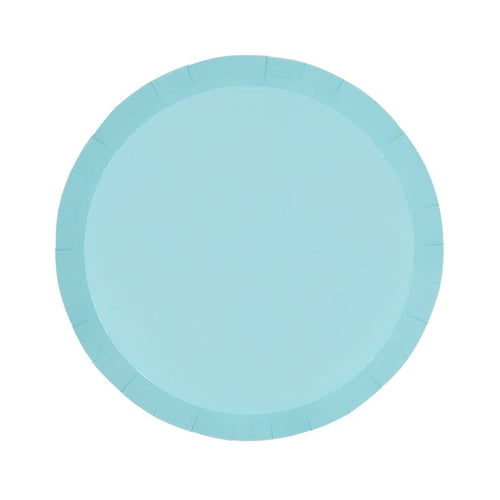 Pastel Blue Plates Small (Pack 20)