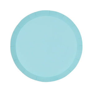 Pastel Blue Plates Small (Pack 20)