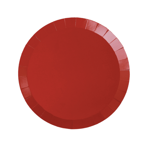 Cherry Red Plates Small (Pack 20)
