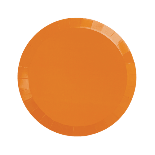 Tangerine Orange Plates Small (Pack 20)