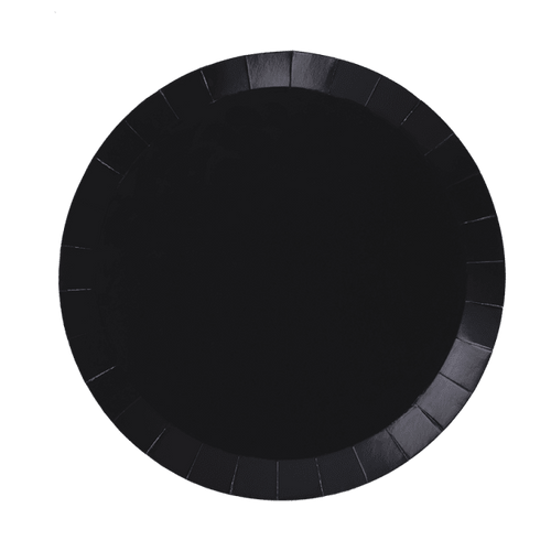 Black Plates Large (Pack 20)