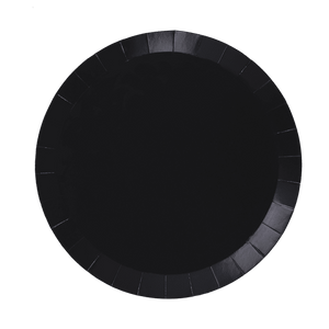 Black Plates Large (Pack 20)