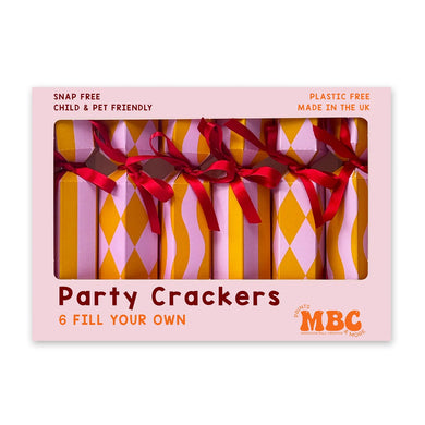 Fill Your Own Christmas Crackers Mustard & Lilac
