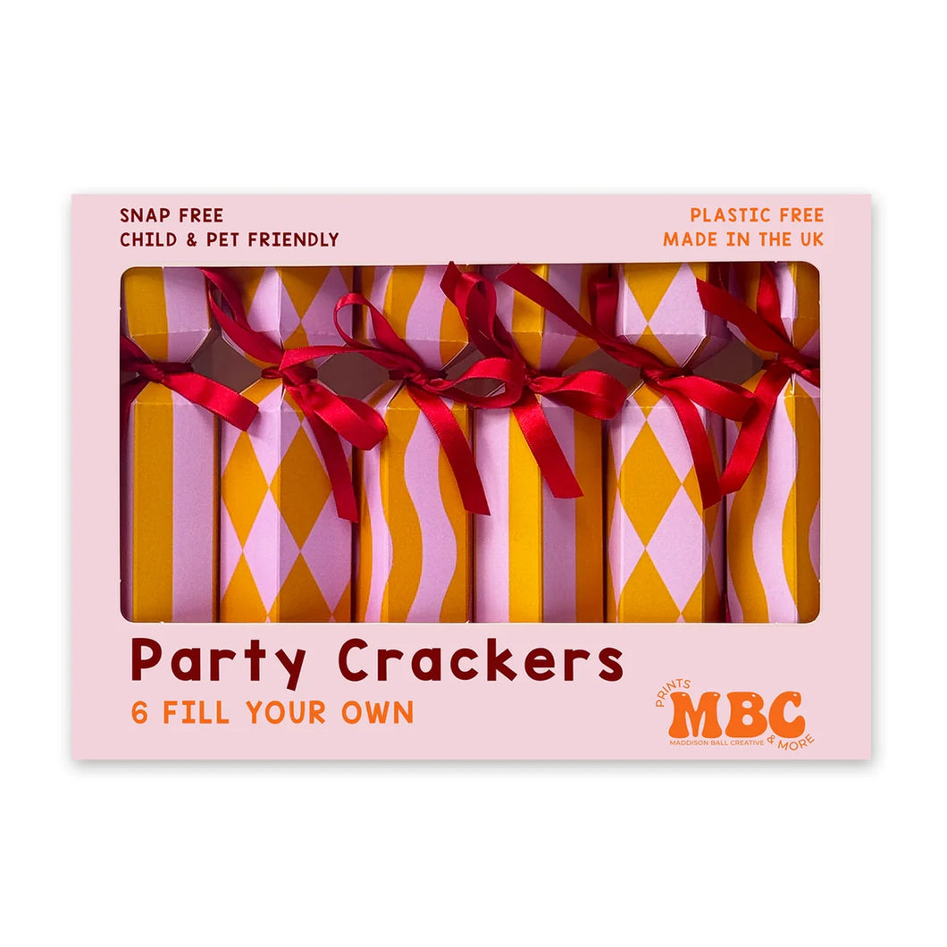 Fill Your Own Christmas Crackers Mustard & Lilac