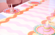 Load image into Gallery viewer, Groovy Waves Paper Table Runner