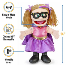 Load image into Gallery viewer, Silly Puppets : Miss Superhero
