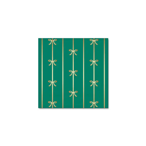 Emerald Green Signature Bow Small Napkins