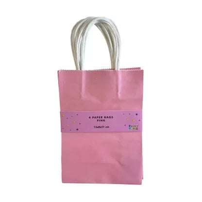 Pink Take Home Party Bags (Pack 4)