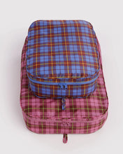 Load image into Gallery viewer, Baggu Large Packing Cube Set Check Mix