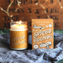 Load image into Gallery viewer, Ivy &amp; Wood Spiced Eggnog Limited Edition Christmas Candle