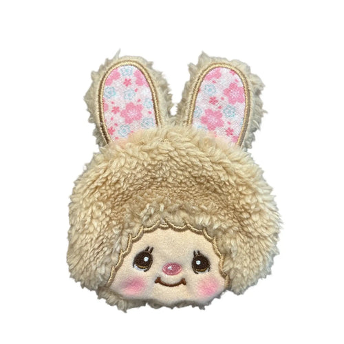 Monchhichi Sakura Coin Purse - Beige Bunny
