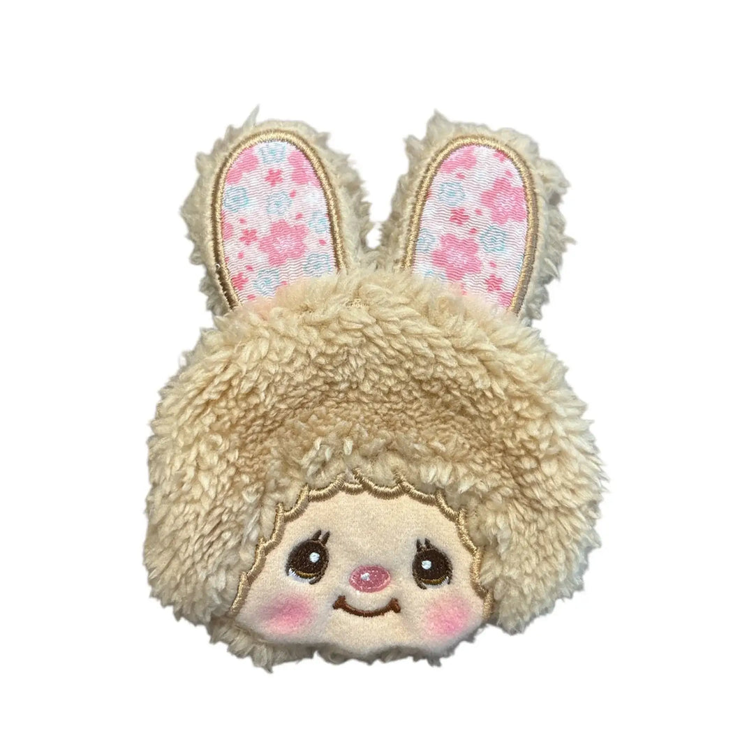 Monchhichi Sakura Coin Purse - Beige Bunny