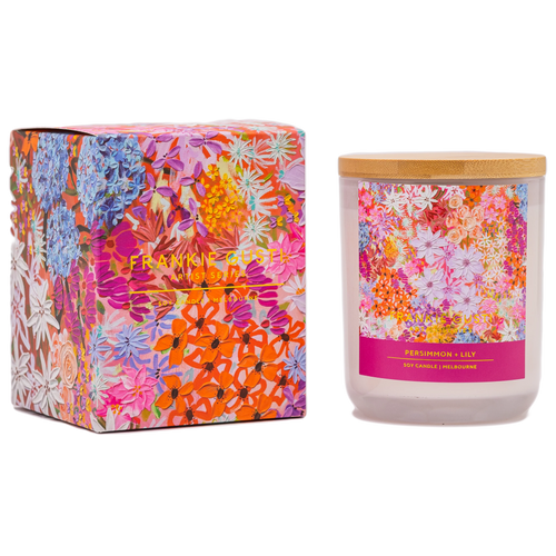 Frankie Gusti ARTIST SERIES CANDLE | PERSIMMON + LILY | KELSIE ROSE