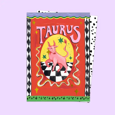 Taurus Zodiac Card