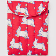 Load image into Gallery viewer, Baggu - Puffy Laptop Sleeve 16" Bunnies