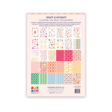 Load image into Gallery viewer, Create &amp; Decorate - Paper &amp; Sticker Book: The Dainty &amp; Bold Edit
