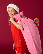 Load image into Gallery viewer, Kip&amp;Co Pinky Velvet Santa Sack
