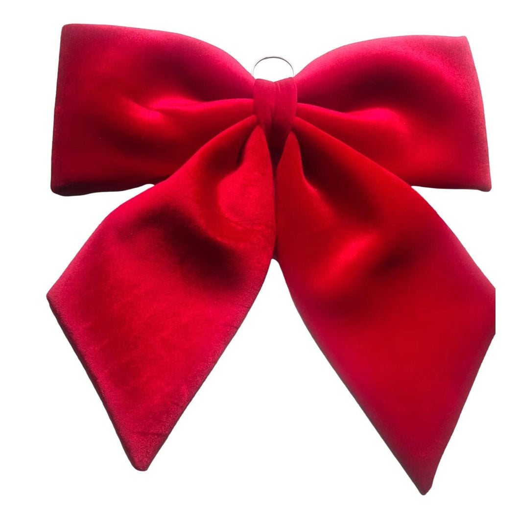 Giant Red Velvet Bow