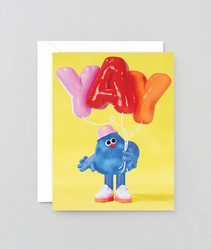 'Yay Birthday' Kids Greetings Card