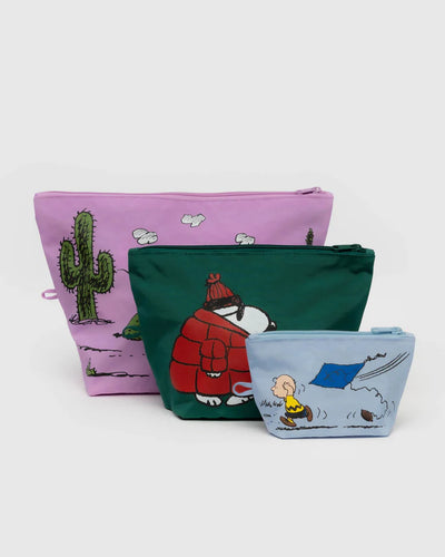 Baggu -Go Pouch Set Peanuts