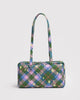 Baggu Nylon Bowler Bag Green Plaid