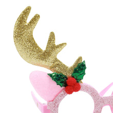 Load image into Gallery viewer, Christmas Reindeer Glasses