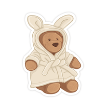 Load image into Gallery viewer, Cozy Robe Bear Jelly - Vinyl Sticker