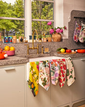 Load image into Gallery viewer, KIP &amp; Co. Pink Hydrangea Tea Towel