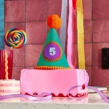 Load image into Gallery viewer, Premium Brights Customisable Felt Party Hat