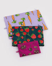 Load image into Gallery viewer, Baggu Go Pouch Set Carrots &amp; Berries