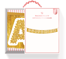 Load image into Gallery viewer, Gold Fringe Party Garland Customize Me