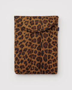 "Baggu - Puffy Laptop Sleeve 16" Leopard
