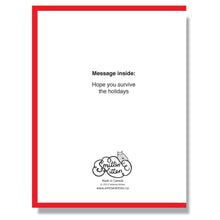 Load image into Gallery viewer, Creepy Santa You Better Not Cry Card