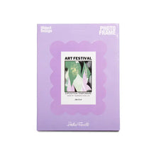 Load image into Gallery viewer, Violet Petal Photo Frame - Hand Painted