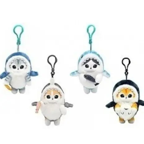 Mofusand Shark Costume Bag Charms Key Chain