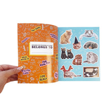 Load image into Gallery viewer, Hiss-terically Funny Cat Sticker Book