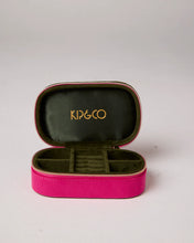 Load image into Gallery viewer, KIP &amp; Co. Prickly Pear Travel Velvet Jewellery Box