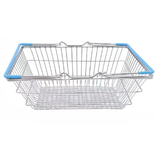 Shopping Basket with Blue Handle
