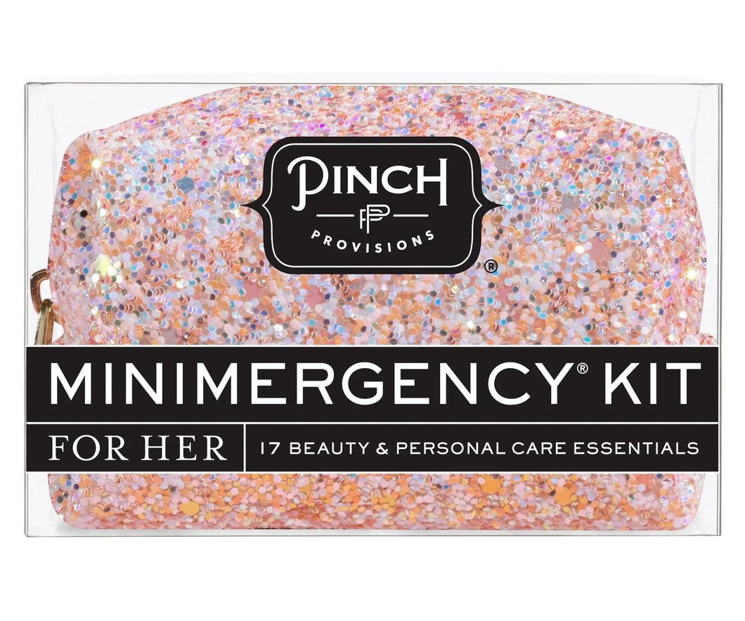 Glitter Minimergency Kit Rosé