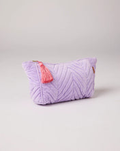 Load image into Gallery viewer, KIP &amp; Co. Lilac Velvet Toiletry Bag