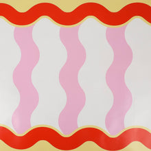 Load image into Gallery viewer, Groovy Waves Paper Table Runner