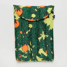 Load image into Gallery viewer, Baggu - Puffy Laptop Sleeve 13/14&quot; Orange Tree Yellow
