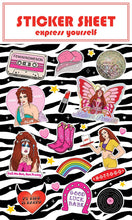 Load image into Gallery viewer, Chap Pink Pop Star Sticker Sheet