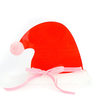 Load image into Gallery viewer, Red + Light Pink Acrylic Santa Hat
