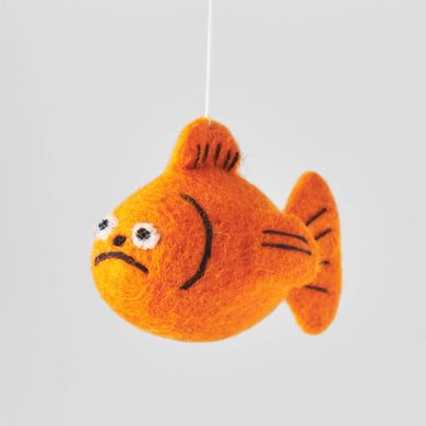 Goldfish Hanging Felt Ornament